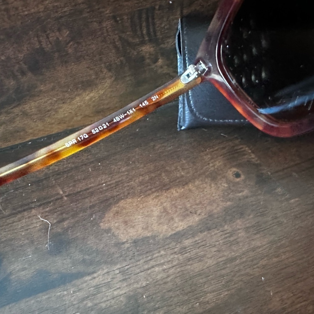 Prada Tortoiseshell & Gold-tone Aviator Frame Sunglasses - Picture 7 of 8